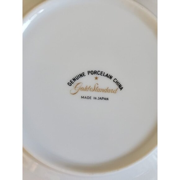 Vintage Gold Standard Genuine Porcelain China Set Of 4 Bread & Butter Plates 6" - Picture 8 of 11